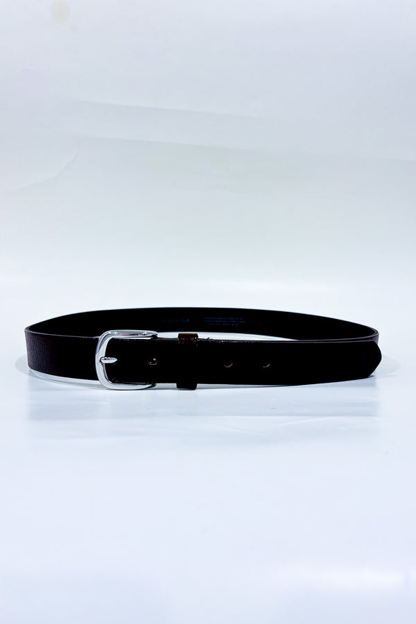 Ceinture brune en cuir italien* seconde main - Simons- La Penderie du Paradis