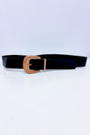 Ceinture noire avec boucle dorée seconde main - Autres- La Penderie du Paradis
