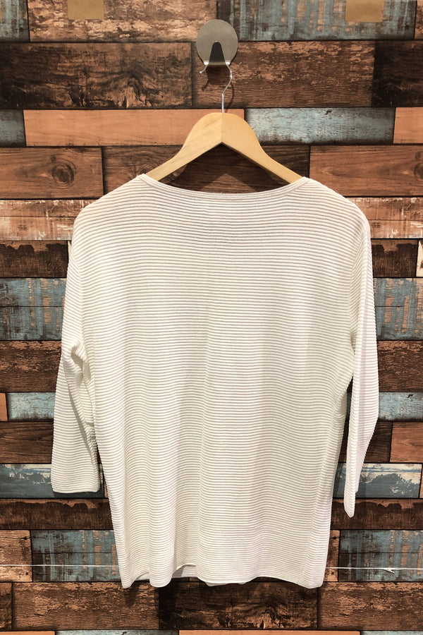 Chandail ample blanc (xs) seconde main Wilfred
