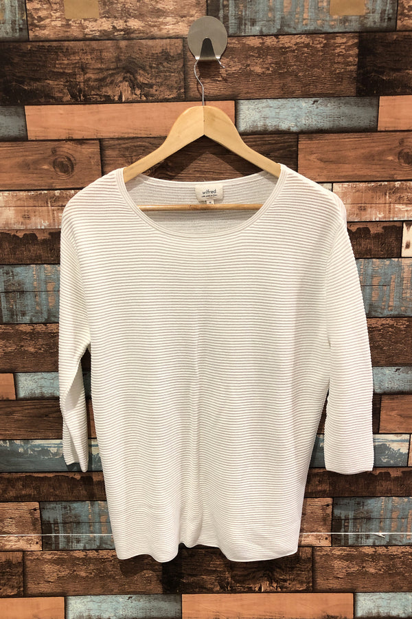 Chandail ample blanc (xs) seconde main Wilfred