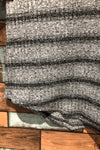 Chandail côtelé gris rayé (xl) seconde main Grenier