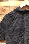 Chandail de sport gris avec col haut et zip (xl) seconde main Paradox