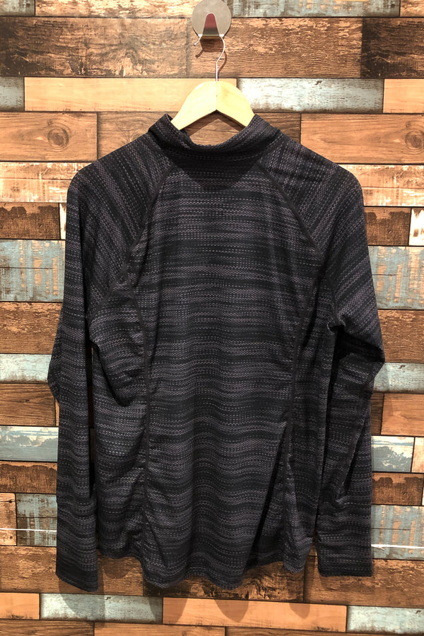 Chandail de sport gris avec col haut et zip (xl) seconde main Paradox