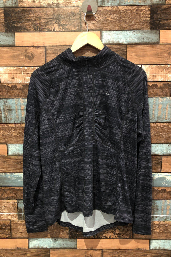 Chandail de sport gris avec col haut et zip (xl) seconde main Paradox