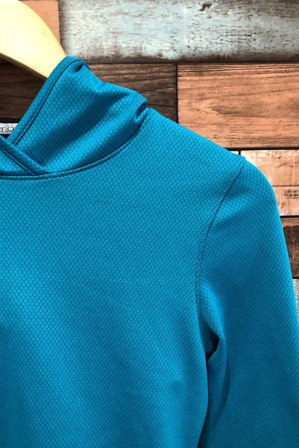 Chandail de sport turquoise avec capuchon (xs) seconde main Under Armour