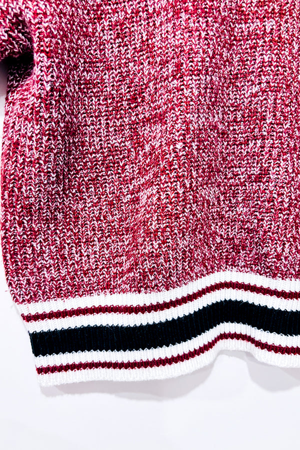 Chandail en tricot rouge et marine (m)-Ardene-La Penderie du Paradis 🕊