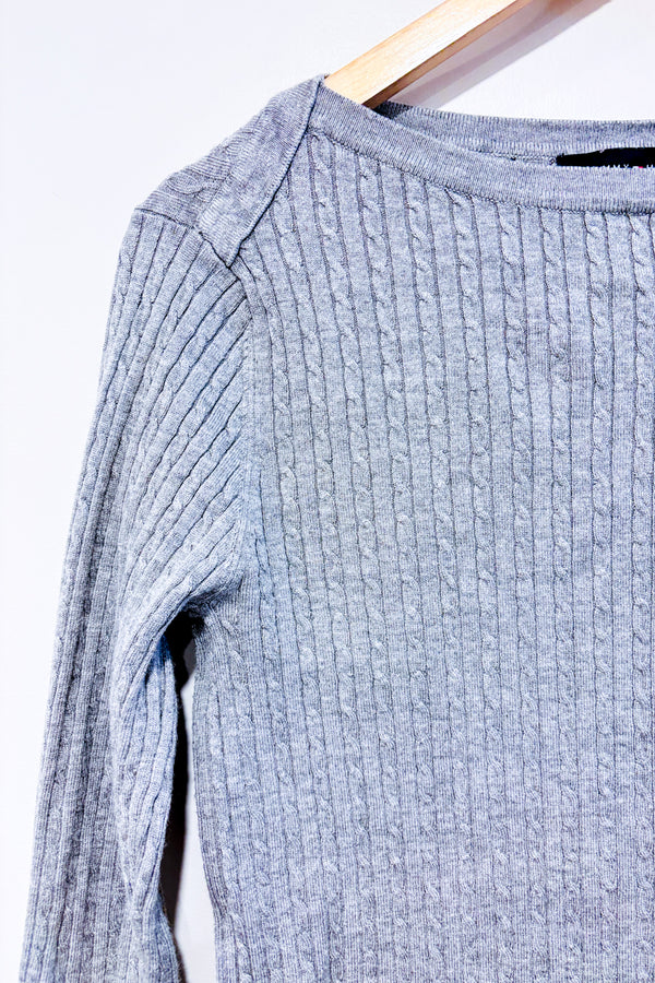 Chandail gris en tricot (s)-Tommy Hilfiger-La Penderie du Paradis 🕊