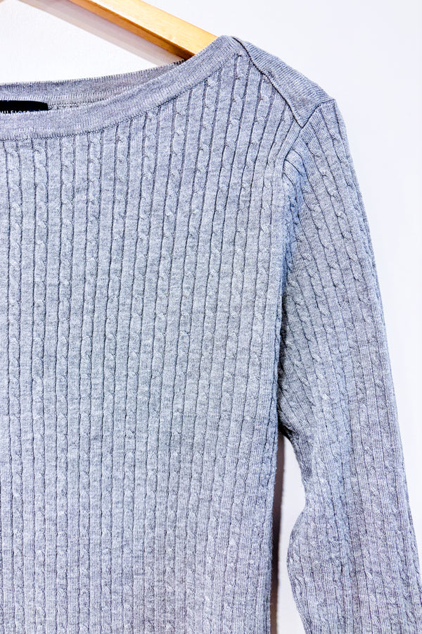 Chandail gris en tricot (s)-Tommy Hilfiger-La Penderie du Paradis 🕊