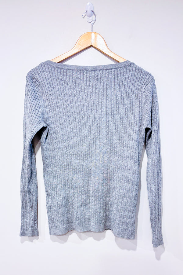 Chandail gris en tricot (s)-Tommy Hilfiger-La Penderie du Paradis 🕊