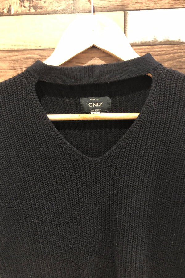 Chandail noir en tricot (xs) seconde main Only