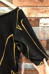 Chandail réversible Elissa noir et jaune (xl) seconde main Melow