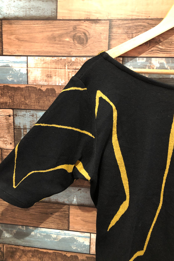 Chandail réversible Elissa noir et jaune (xl) seconde main Melow