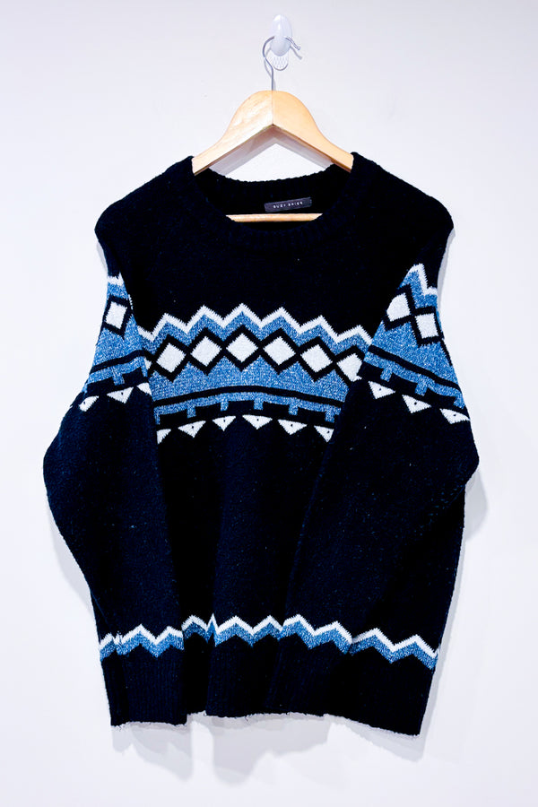 Chandail marine en tricot (m)-Suzy Shier-La Penderie du Paradis 🕊