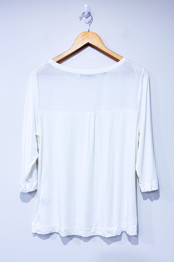 Chandail blanc (m)-Simons-La Penderie du Paradis 🕊