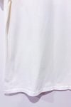 T-shirt blanc avec dentelle et paillettes (m)-Jaclyn Smith-La Penderie du Paradis 🕊