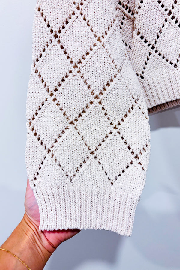 Haut court beige scintillant en tricot (s)-Mango-La Penderie du Paradis 🕊