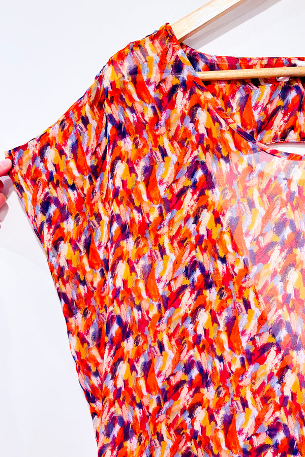 Haut multicolore transparent avec dos ouvert (m)-BCBGeneration-La Penderie du Paradis 🕊