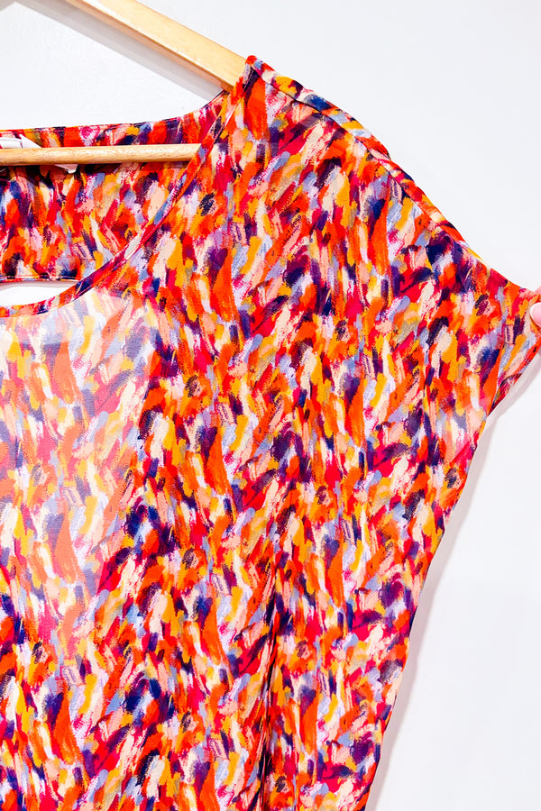 Haut multicolore transparent avec dos ouvert (m)-BCBGeneration-La Penderie du Paradis 🕊