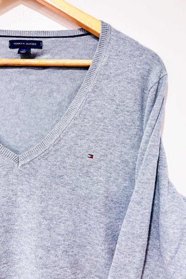 Chandail gris (l)-Tommy Hilfiger-La Penderie du Paradis 🕊