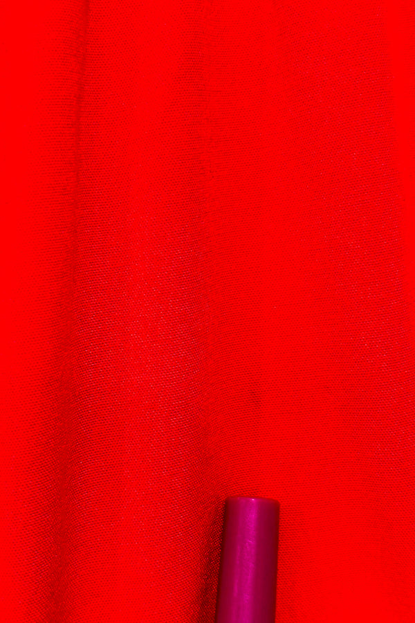 Haut rouge avec épaules dénudées (l)-Reitmans-La Penderie du Paradis 🕊
