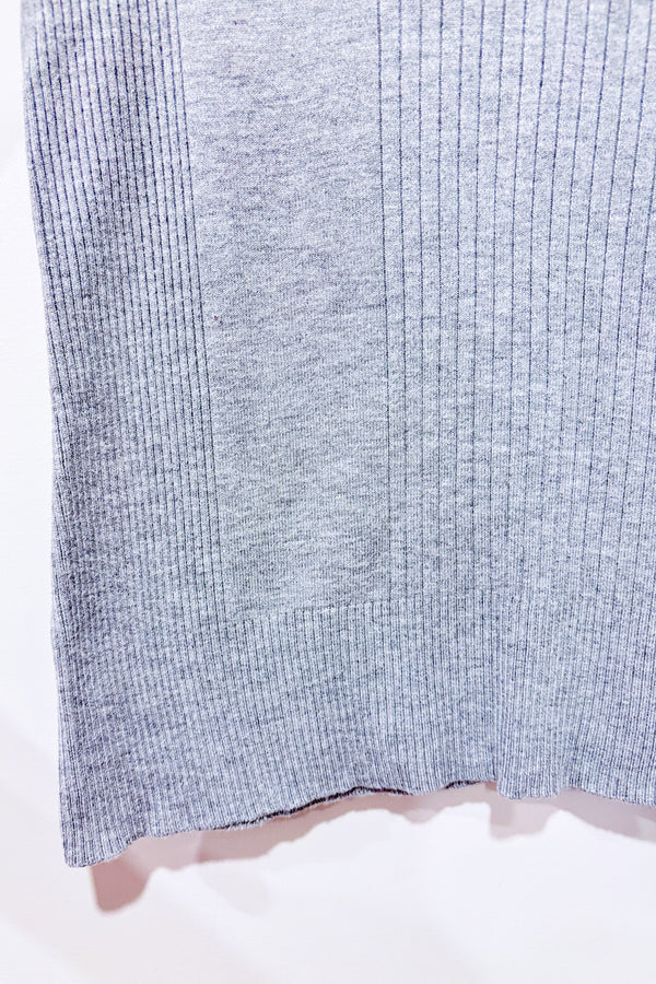 Chandail gris côtelé (m)-Bréal-La Penderie du Paradis 🕊