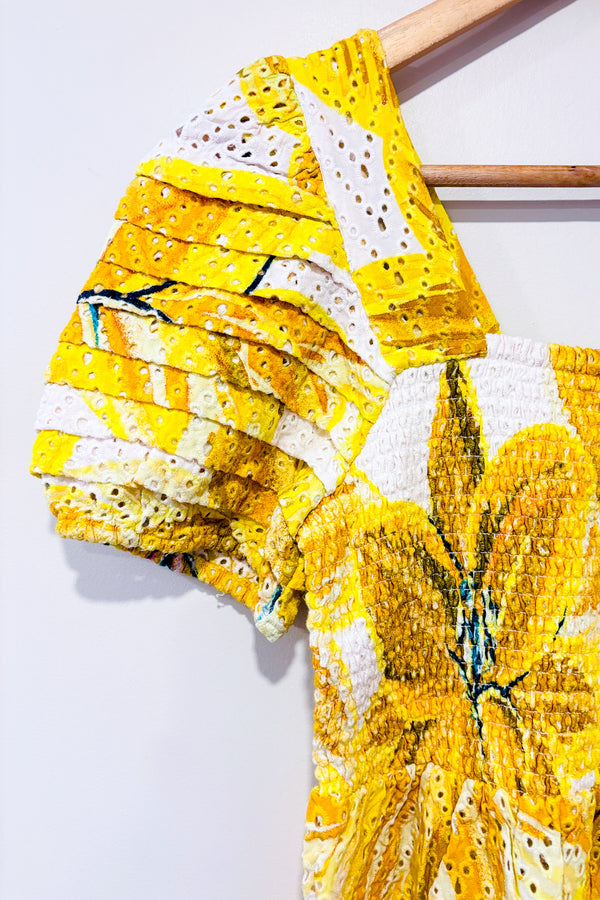 Haut jaune fleuri Azalea (m)*-FARM Rio-La Penderie du Paradis 🕊