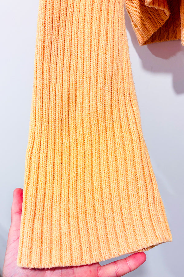 Chandail court pĂȘche en tricot (s)-H&M-La Penderie du Paradis đ