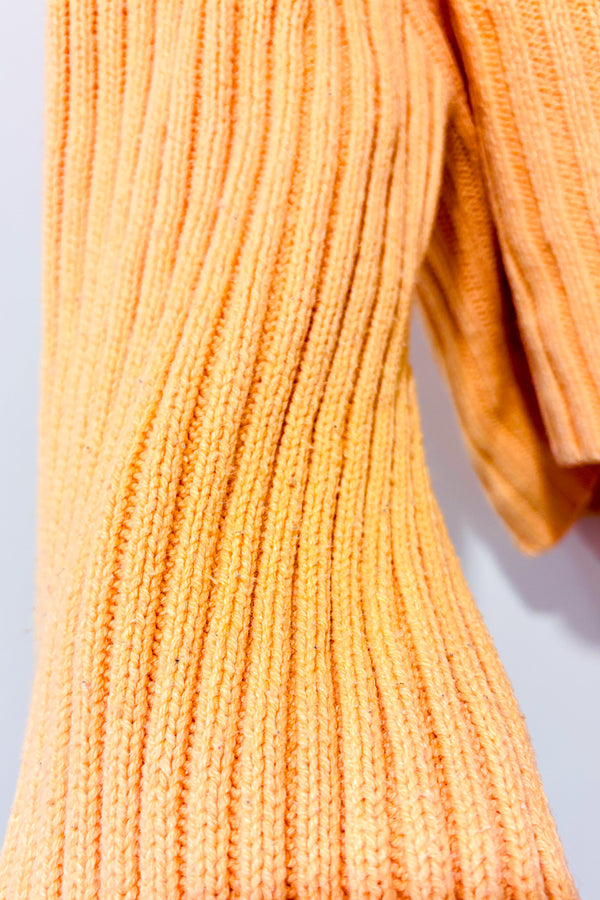 Chandail court pĂȘche en tricot (s)-H&M-La Penderie du Paradis đ