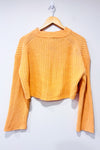 Chandail court pĂȘche en tricot (s)-H&M-La Penderie du Paradis đ