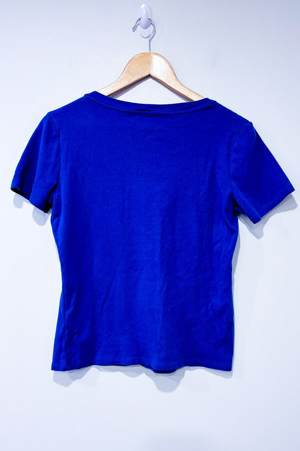 T-shirt bleu (m)-Tribal-La Penderie du Paradis 🕊