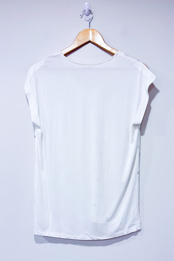 YY_Haut blanc avec fleurs (s)-Camber & Grace-La Penderie du Paradis 🕊