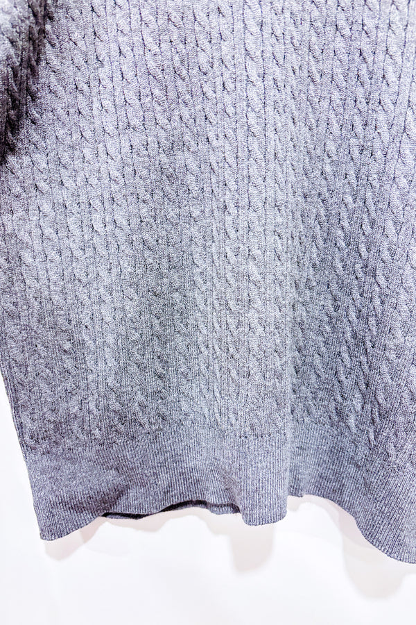 Chandail gris en tricot (m)-H&M-La Penderie du Paradis 🕊