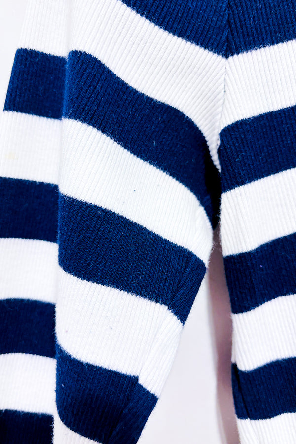 Chandail rayé blanc et marine (s)-Ralph Lauren-La Penderie du Paradis 🕊