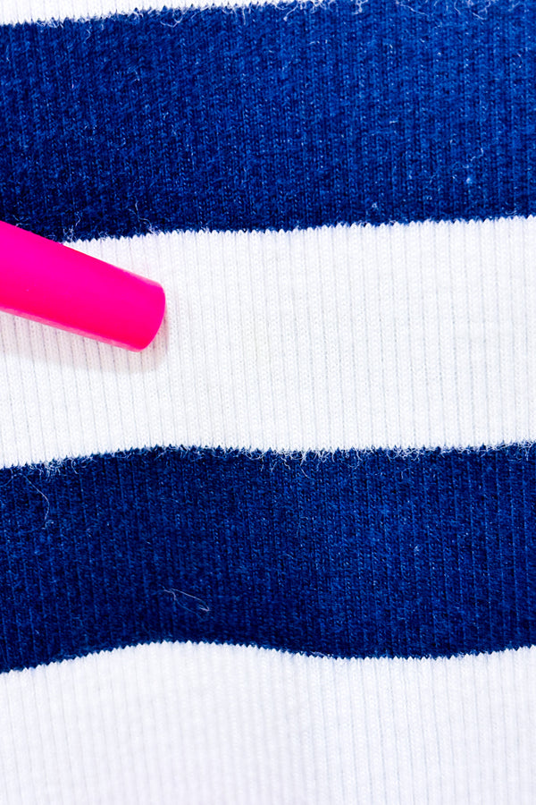 Chandail rayé blanc et marine (s)-Ralph Lauren-La Penderie du Paradis 🕊