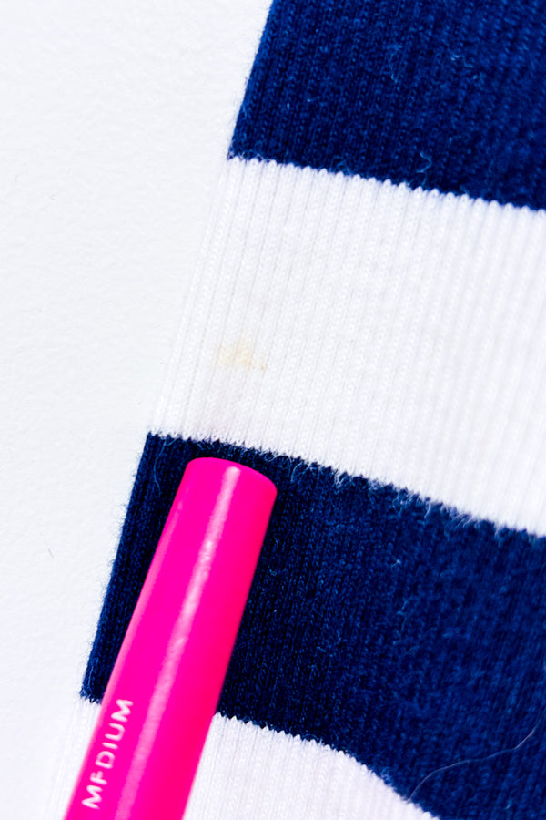 Chandail rayé blanc et marine (s)-Ralph Lauren-La Penderie du Paradis 🕊