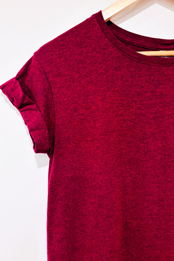 T-shirt bourgogne (xs)-H&M-La Penderie du Paradis 🕊