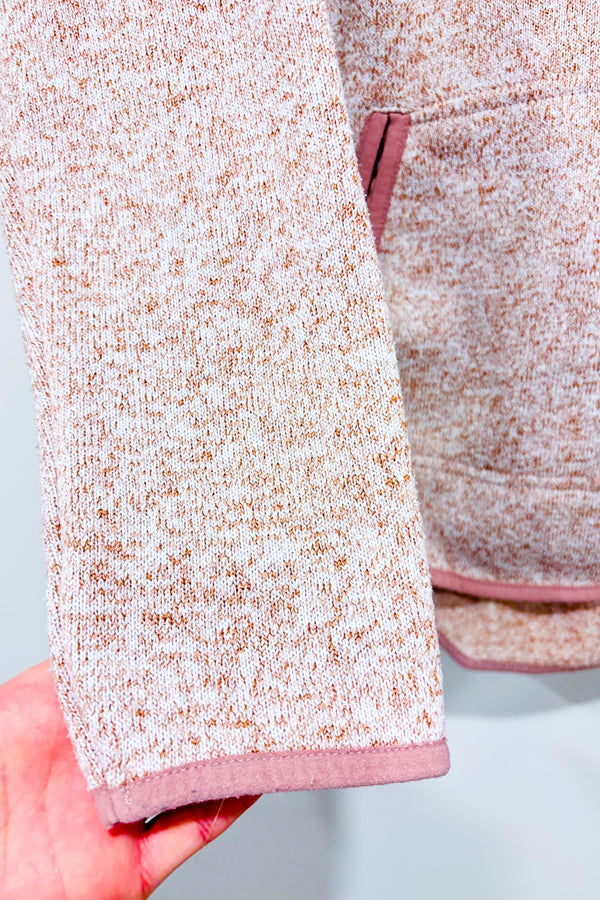 Chandail rose à capuchon (m)-Thread & Supply-La Penderie du Paradis 🕊