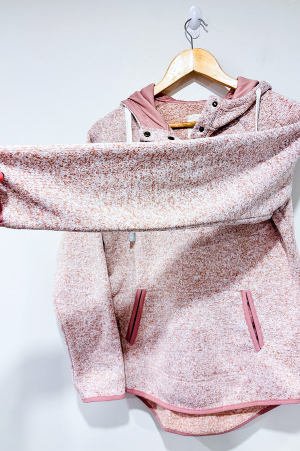 Chandail rose à capuchon (m)-Thread & Supply-La Penderie du Paradis 🕊