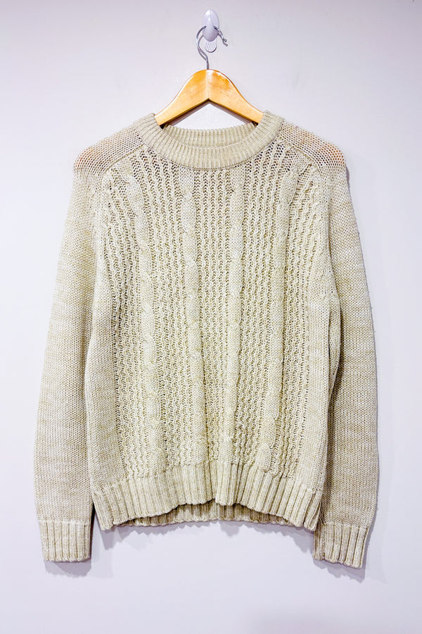 Chandail beige en tricot (xl)-Proportion Petite / Conrad C-La Penderie du Paradis 🕊