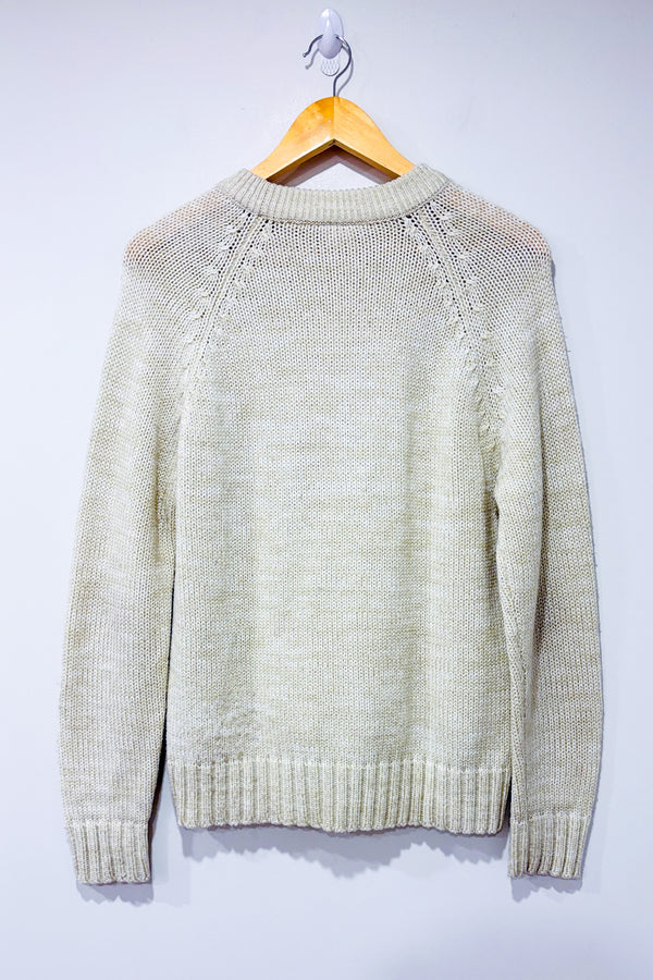 Chandail beige en tricot (xl)-Proportion Petite / Conrad C-La Penderie du Paradis 🕊