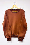 Chandail crewneck brun (s)-SHEIN-La Penderie du Paradis 🕊