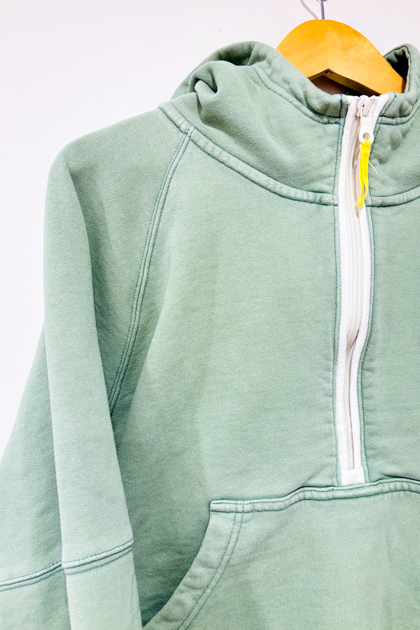 Chandail en coton ouate vert avec capuchon (s)-Aerie-La Penderie du Paradis ๐