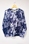 Chandail crewneck gris avec chats seconde main - SHEIN- La Penderie du Paradis