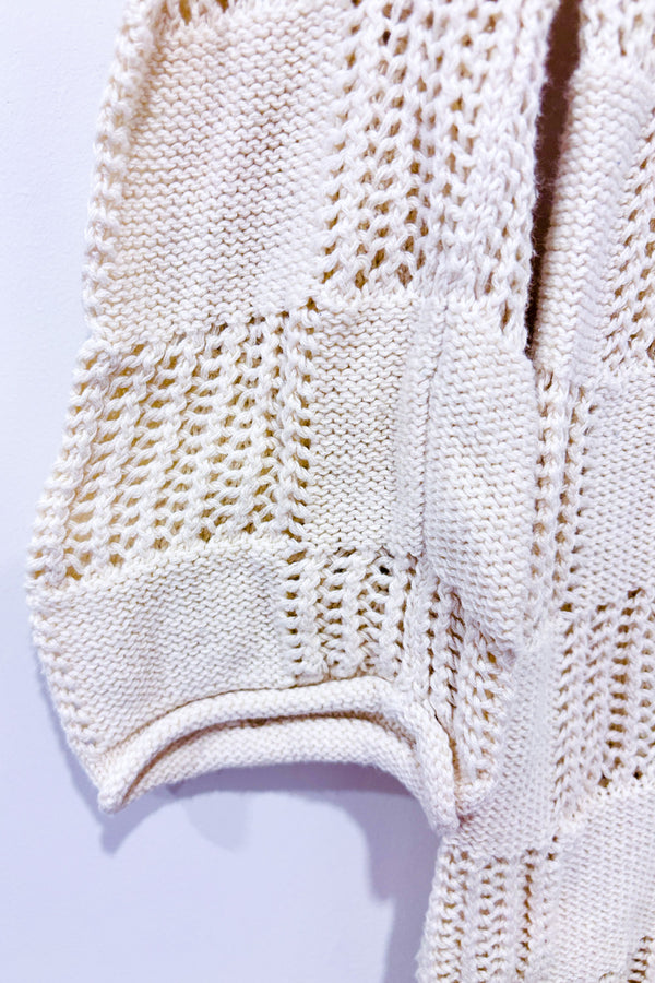 Tunique beige en tricot seconde main - Vans- La Penderie du Paradis