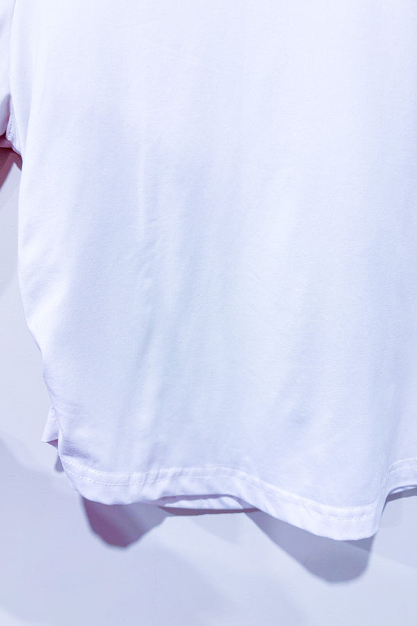 Chandail blanc à col haut seconde main - SHEIN- La Penderie du Paradis