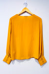 Haut safran fluide seconde main - SFW Suitable for Work- La Penderie du Paradis