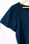 T-shirt noir basique seconde main - Cleo Petite- La Penderie du Paradis