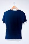 T-shirt noir basique seconde main - Calvin Klein- La Penderie du Paradis