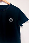 T-shirt ample noir smiley seconde main - SHEIN- La Penderie du Paradis