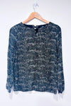 Blouse verte à motifs* seconde main - One Step- La Penderie du Paradis